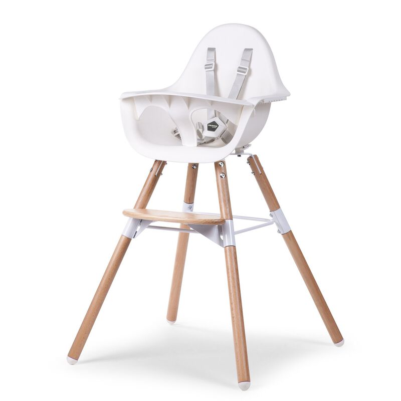 Evolu seggiolone 2 in 1 - Legno / Bianco