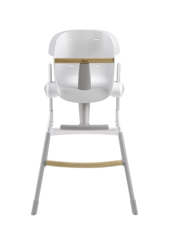 Chaise Haute Up Down White Grey Beaba
