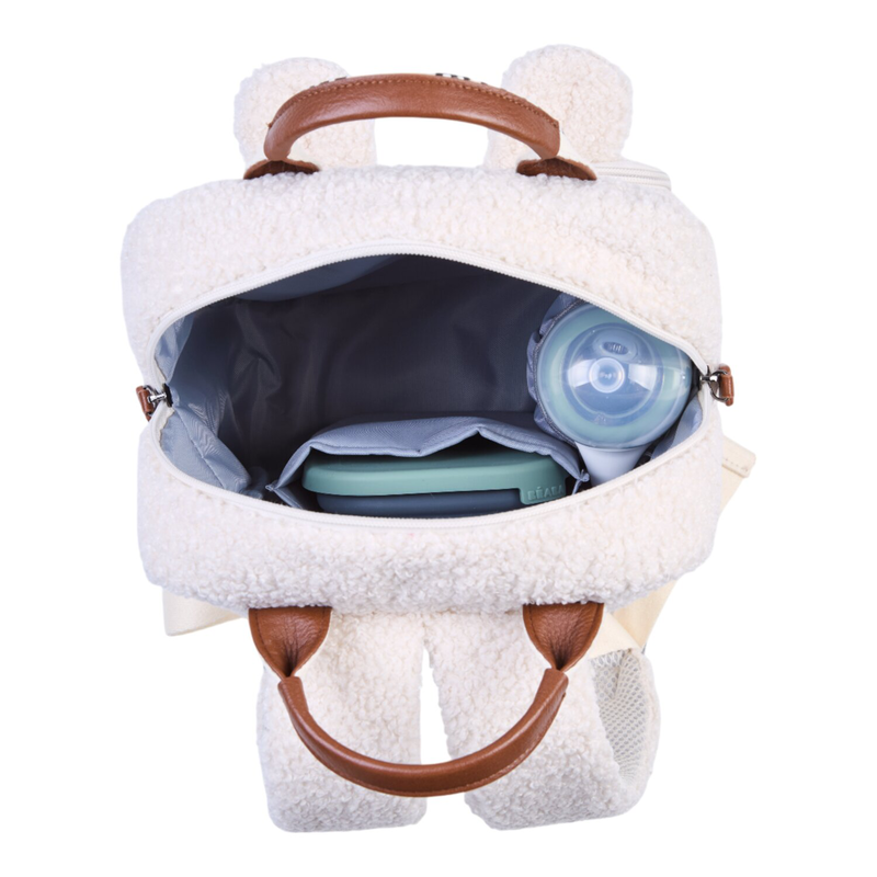 Mini Club Kids Backpack - Signature - Teddy Off White