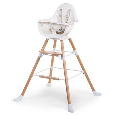 Childhome Evolu Extra Set Long Legs & Footrest - Natural Whi