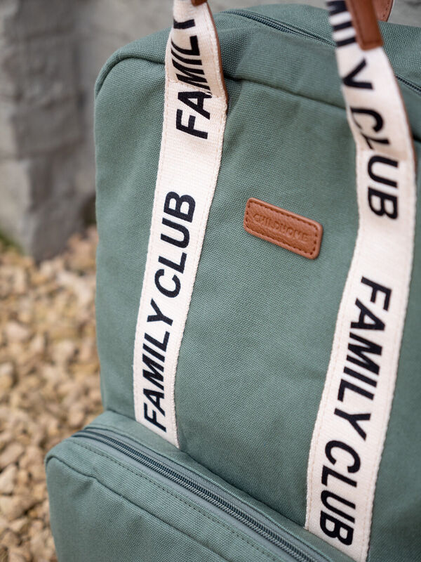 Nursery backpack Family Club Signature Canvas green