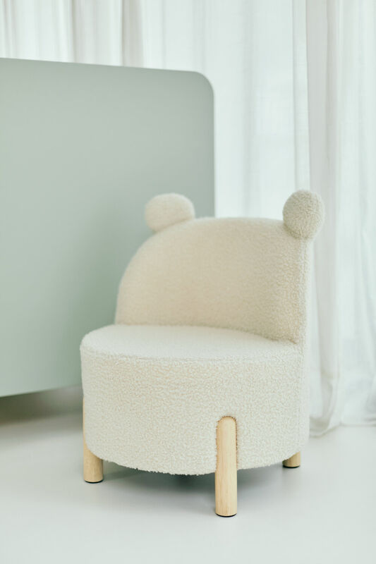 Chaise Pour Enfants - Teddy - Ecru Naturel