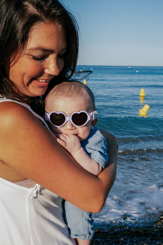 Lunettes 0-9 mois Baby heart - Lilas