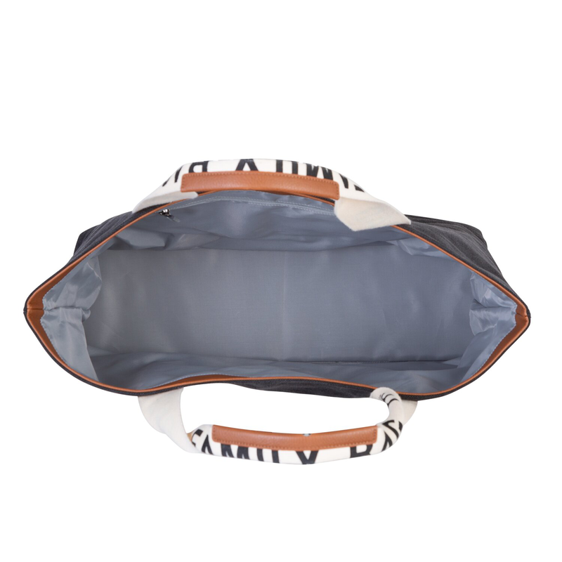 Family Bag Sac A Langer - Signature - Canvas - Noir (Childhome) - Image 5