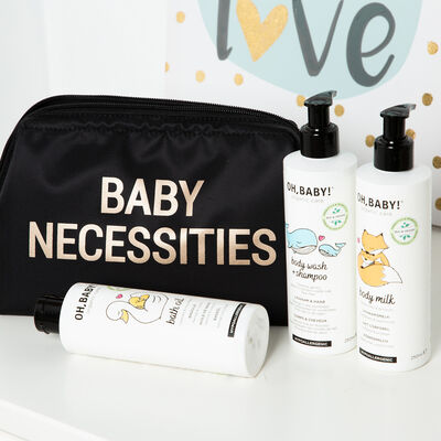Baby Necessities Trousse De Toilette - Noir Or