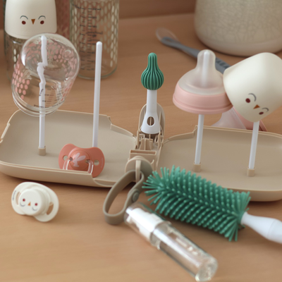 Travel multi-accessory cleaning set - Clay