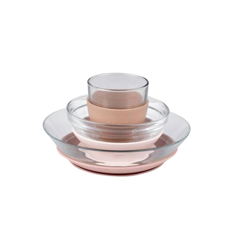Essensbox aus Glas - Cotton candy