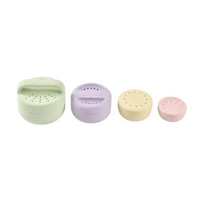 Silicone Bath Toys Mint multi colors