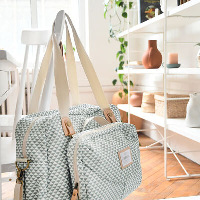 Bolso cambiador Ginebra II Play Print sage green