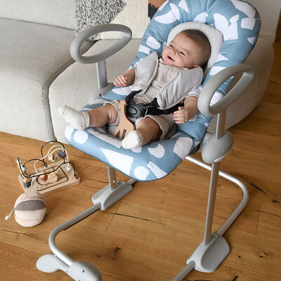 Babywippe Up&Down IV  CHILDLINE STONE BLUE