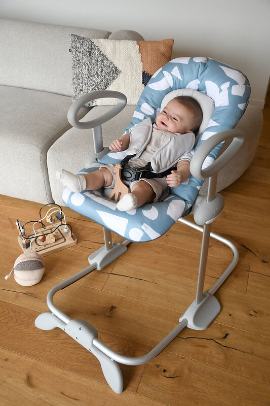 Babywippe Up&Down IV  CHILDLINE STONE BLUE