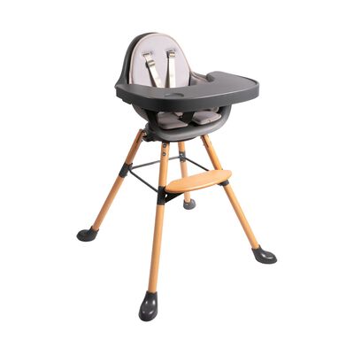 Childhome Evolu One.80° High Chair Anthracite + Light Grey N