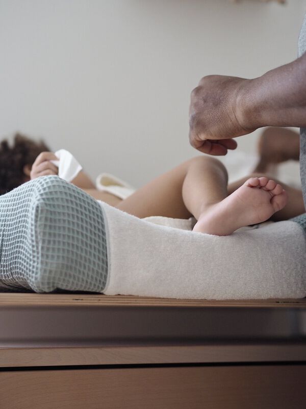 SOFALANGE Cover Cotton Fitted Sheet - Blue