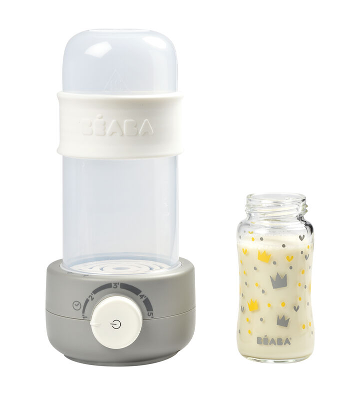 Babymilk Second Baby Bottle Warmer Grey Beaba