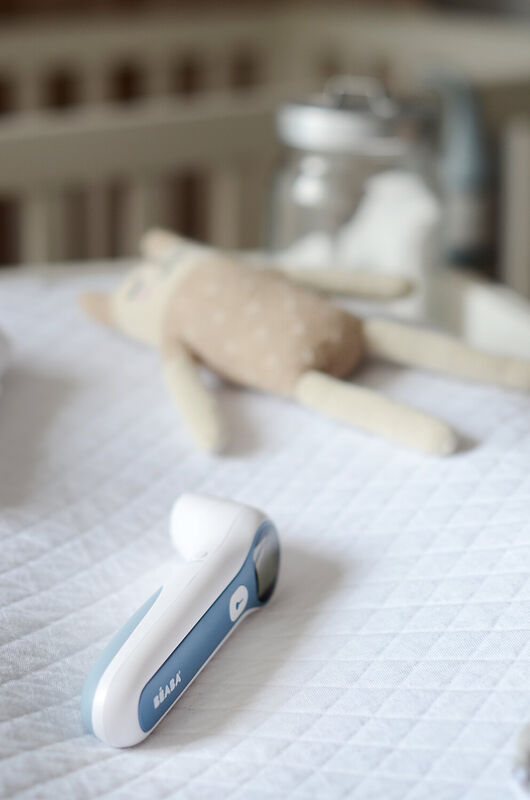 Thermomètre infrarouge auriculaire et frontal Thermospeed Blanc / Bleu