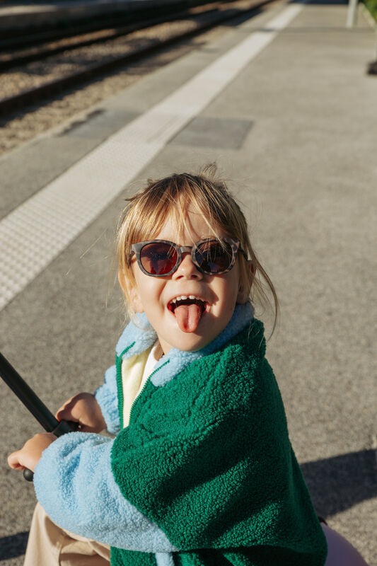 Gafas de sol 2-4 a&ntilde;os SQUARE BRIGHT - Carey Leopardo