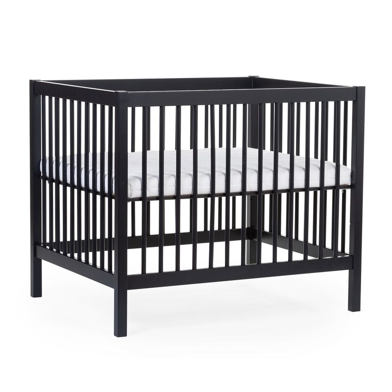 Parc 97 + Roues - 95x75 Cm - Bois - Noir