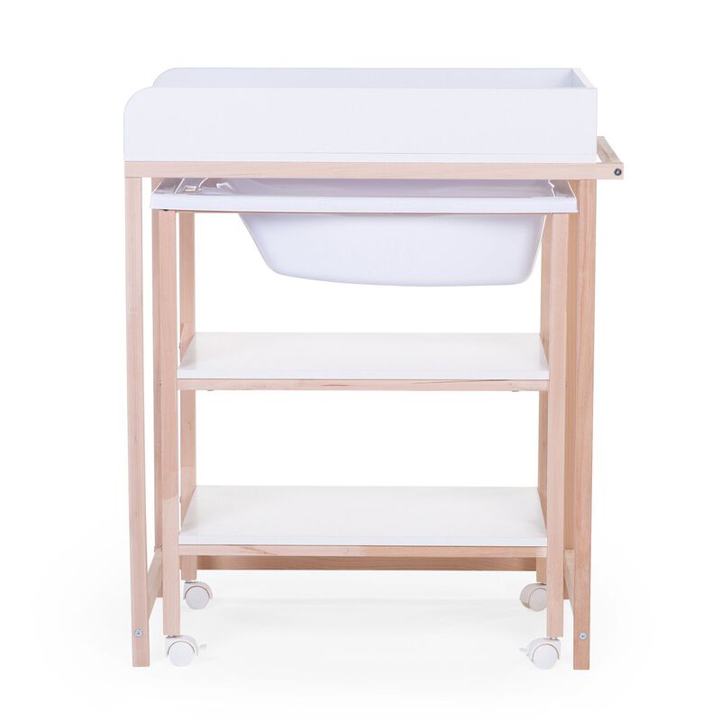 Cambiador de ba&ntilde;o naturel blanco
