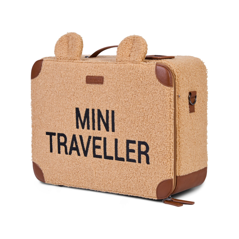 Suitcase Mini Traveller Teddy brown