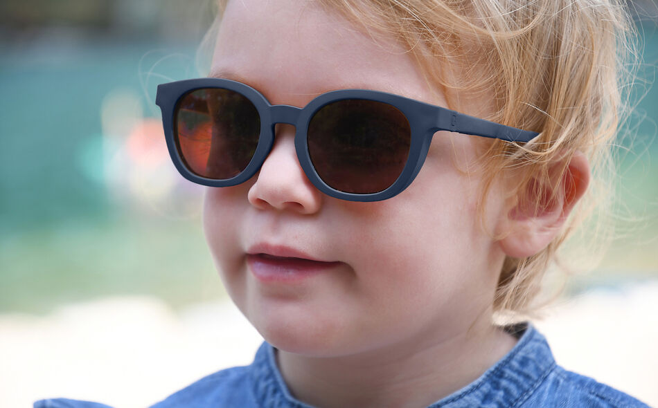 Sonnenbrille 2-4 Jahre SQUARE BRIGHT Nachtblau