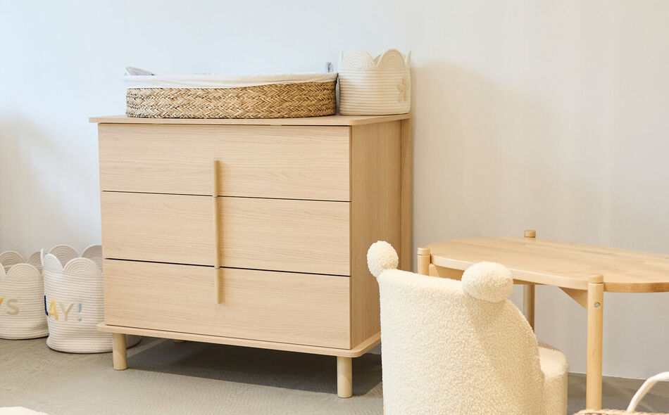 Chest 3 drawers Nordica naturel