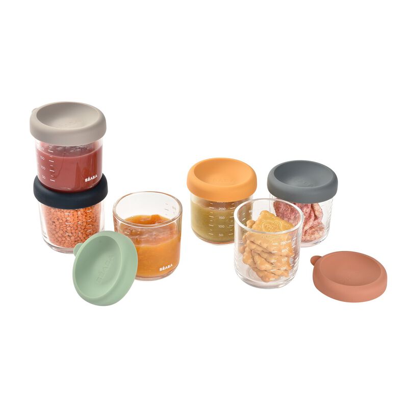 Coffret 6 portions verre 250ml Sunrise (Béaba) - Image 5