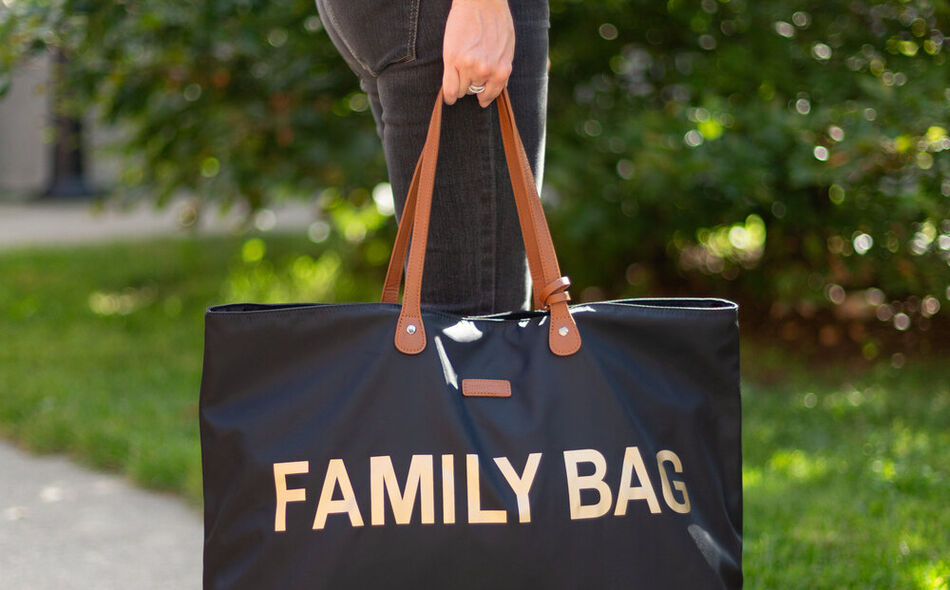 Family Bag - Black/Gold