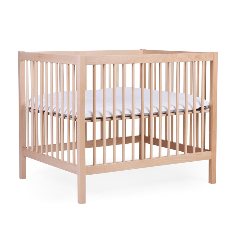 Parc 97 + Roues - 95x75 Cm - Bois - Naturel