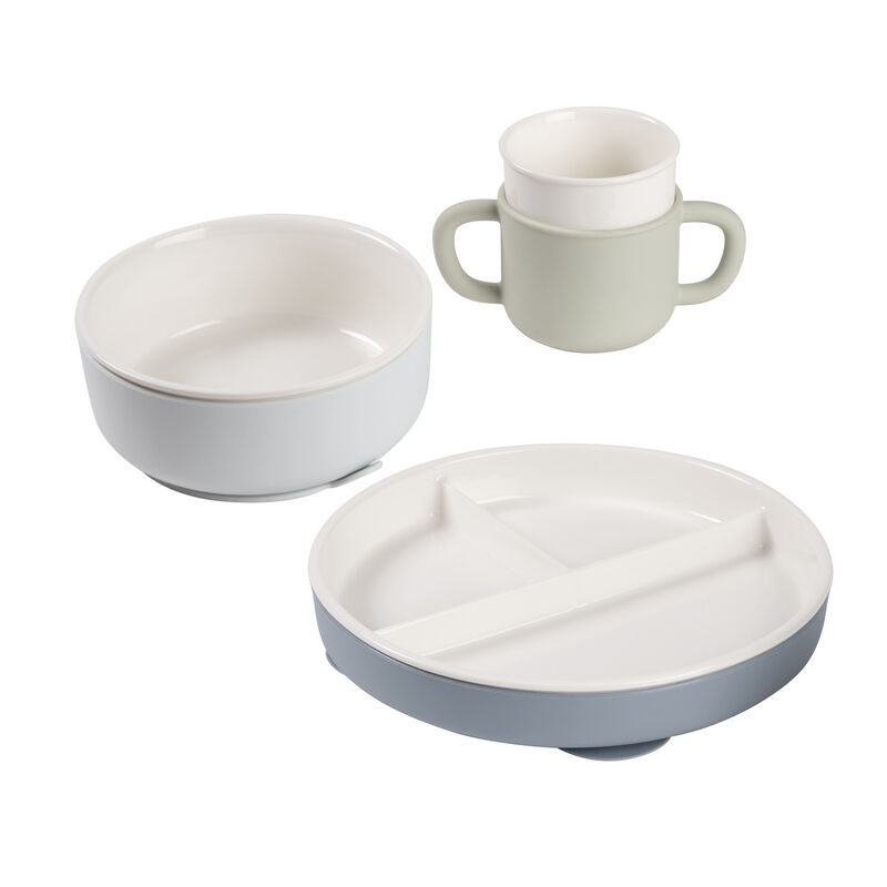 Set de comida de porcelana - Pebble