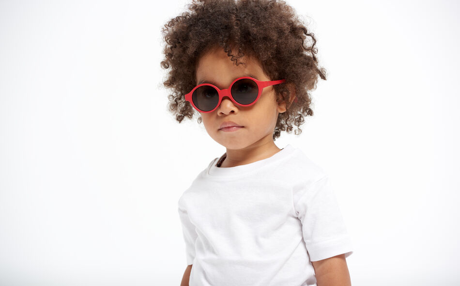 Sunglasses 9-24 months joy - poppy red