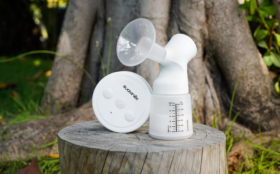 Elektrische Milchpumpe mit ZERO.ZERO-Flasche 120 ml