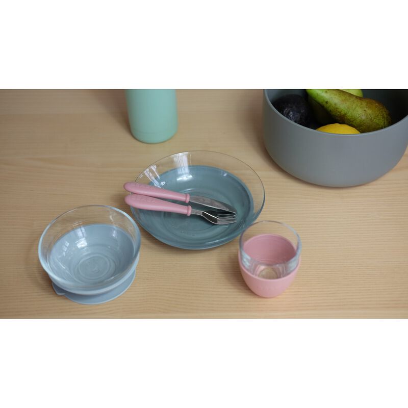 Essensbox aus Glas eucalyptus