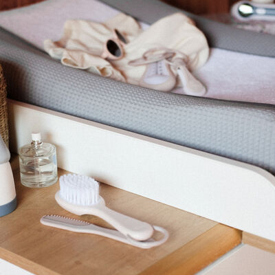 Set accessoires de toilette Vieux rose
