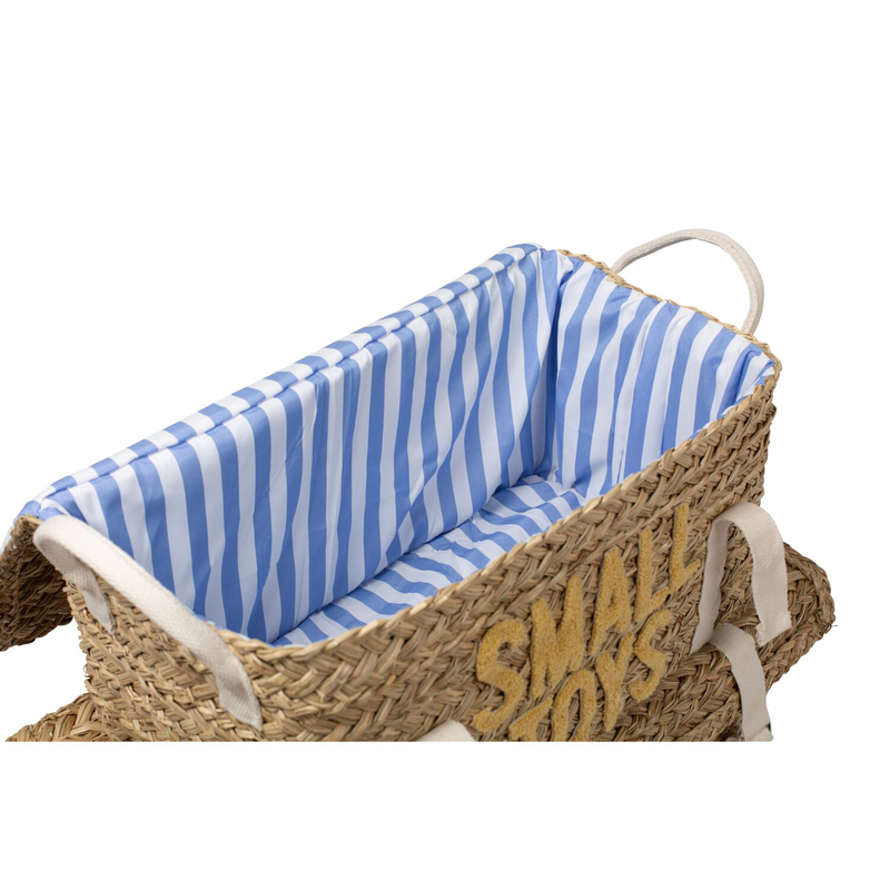Coffre à jouets en rotin jaune 2pcs (Childhome) - Image 12