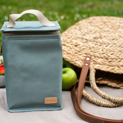 Pochette repas isotherme Vert givr&eacute; 