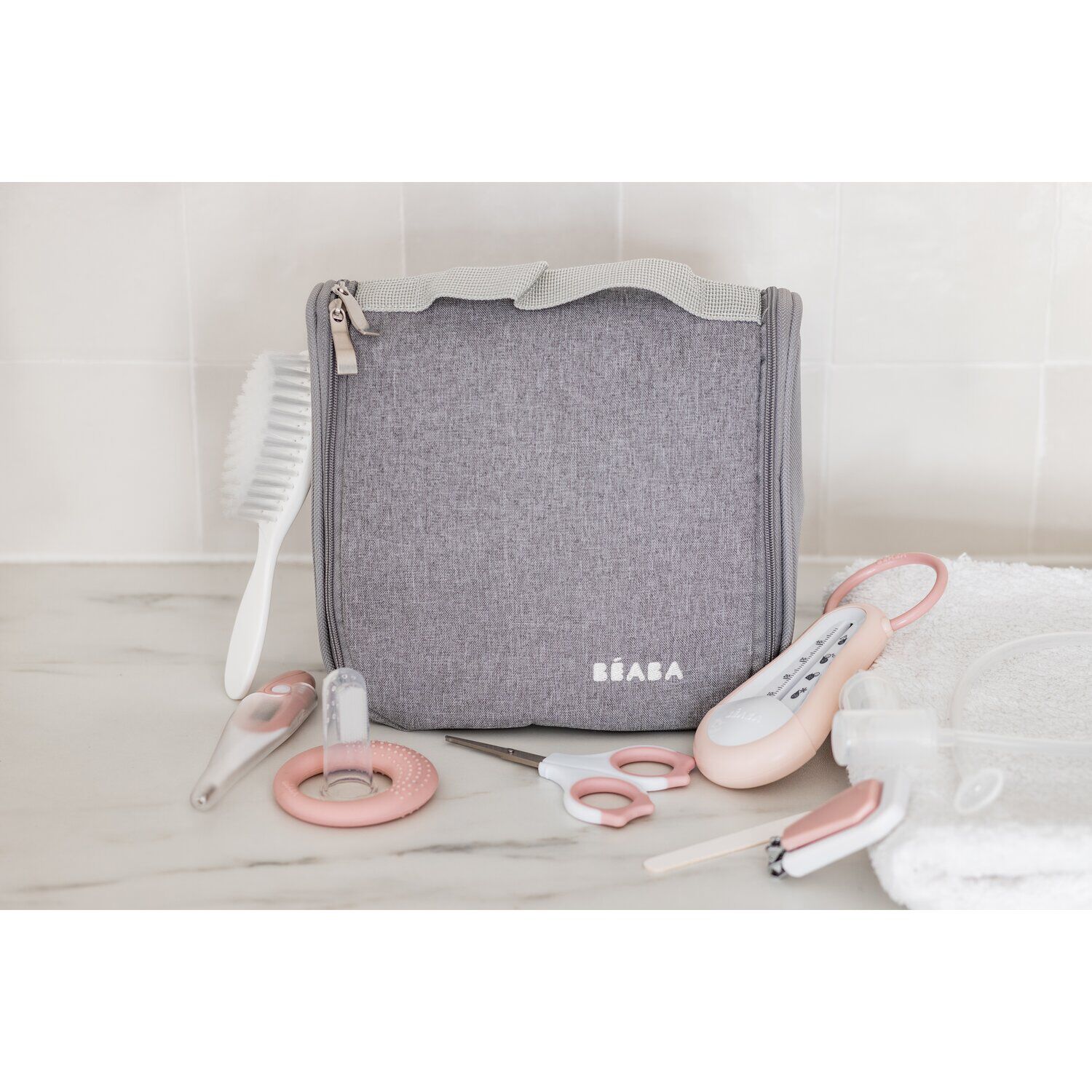 Neceser bebe old pink