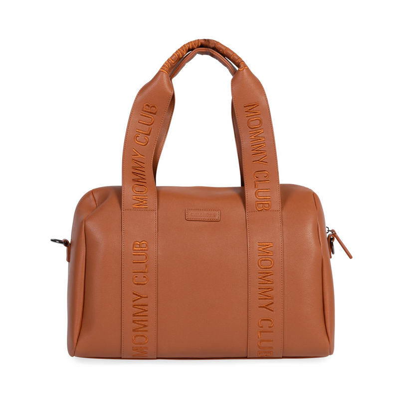 Nusery bag Mommy Club Signature Vegan leather brown