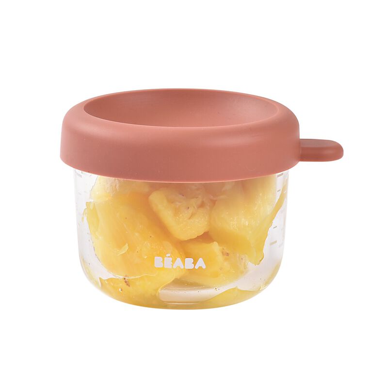 Glass Baby Food Jars 150ML - Terracotta 