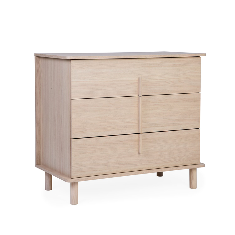 Kommode mit 3 Schubladen Nordica naturel