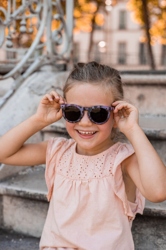 Lunettes 4-6 ans sunshine Ecaille rose