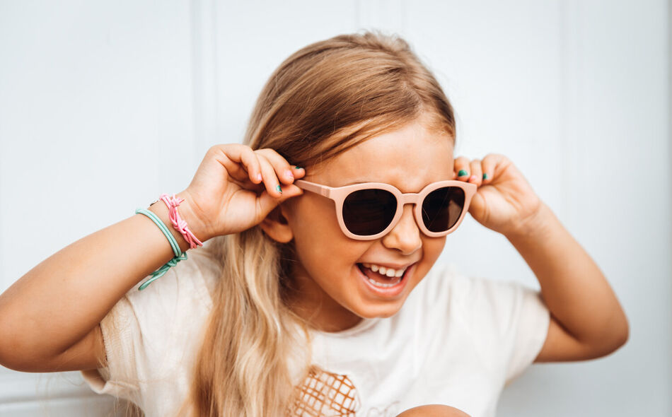 Lunettes 4-6 ans Square Sunny Blush 