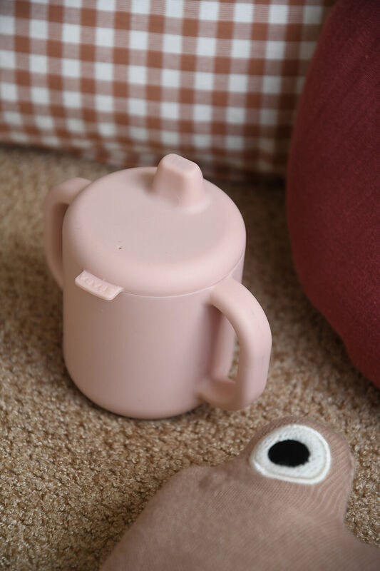 Taza de aprendizaje de silicona - Algod&oacute;n de az&uacute;car