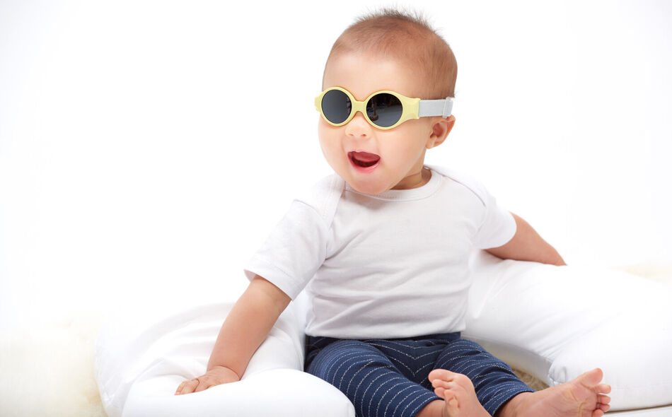 Sunglasses 0-9 months glee tender yellow