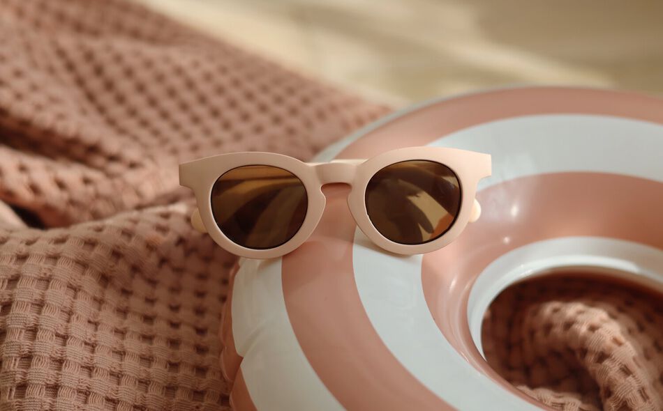 Sunglasses 9-24 months delight blush