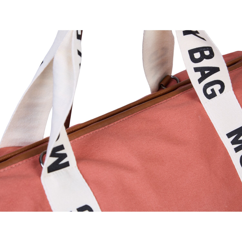 Mommy Bag ® Sac A Langer – Signature - Toile - Terracotta (Childhome) - Image 8