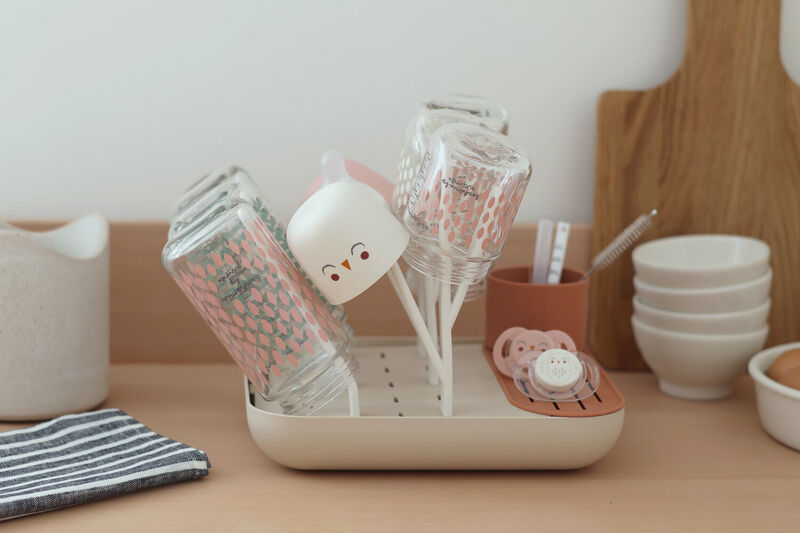 Forest draining rack Removable rods Easy to store - Terracotta/Clay