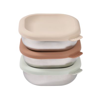 Boites repas inox multi-usage - Natural set 