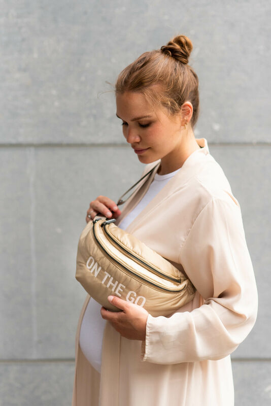 Childhome On-The-Go Belt Bag - Puffer Beige
