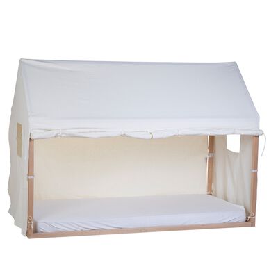 Cover Lettino montessori casa bianca 90x200
