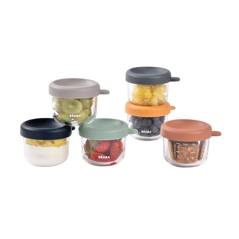 Set 6 portions verre 150 ml SUNRISE COLORMIX (Béaba) - Image 6
